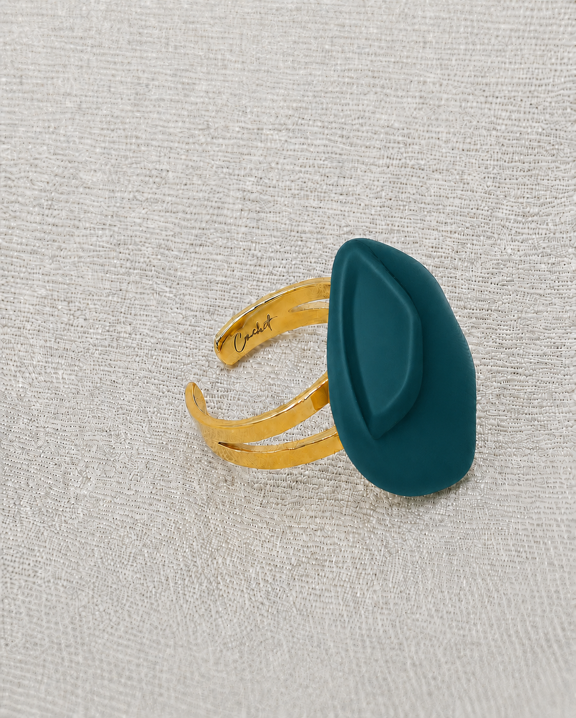Luméette Bague Pétrol