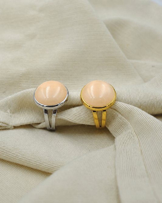 Sphéra Bague Poudré – witgoud en geelgoud
