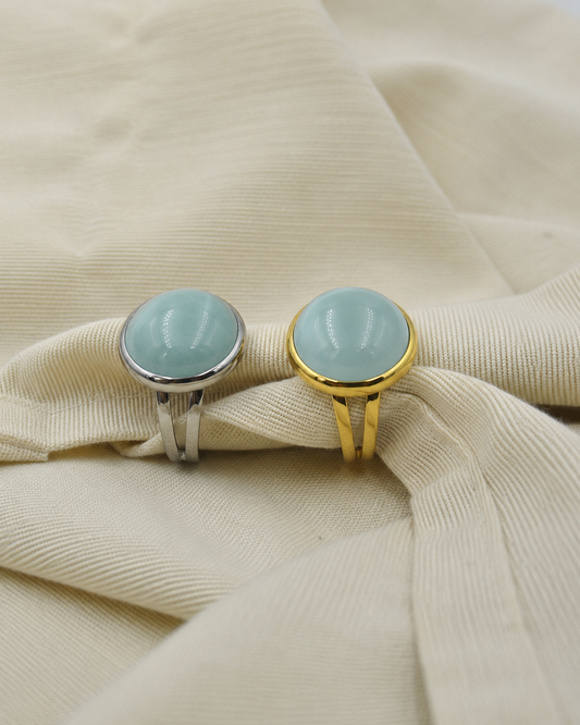 Sphéra Bague Ciel – witgoud en geelgoud