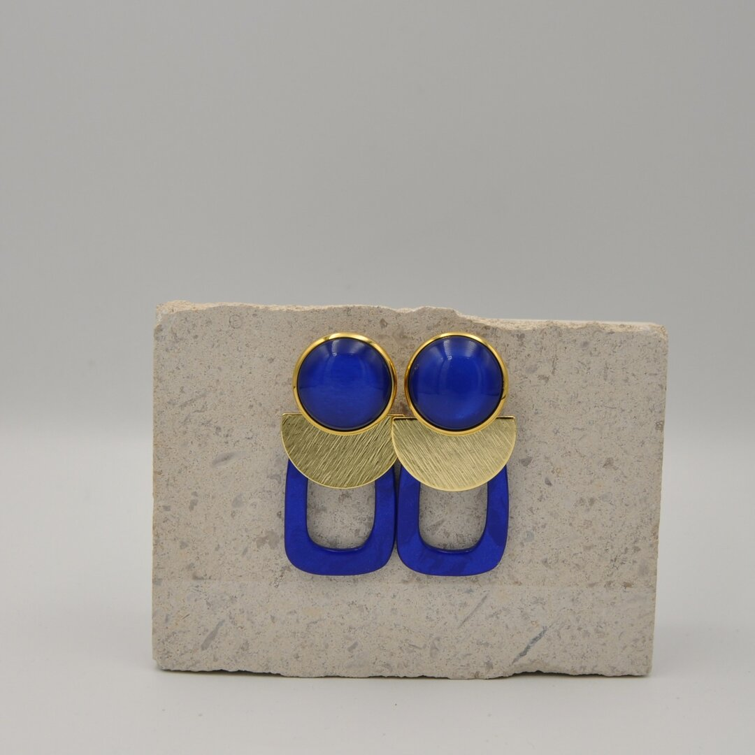 Lunes Géométriques Cobalt